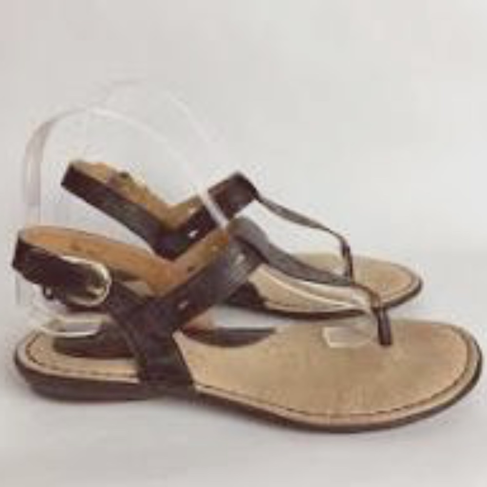 BOC Black Comfort Sandals Size 10